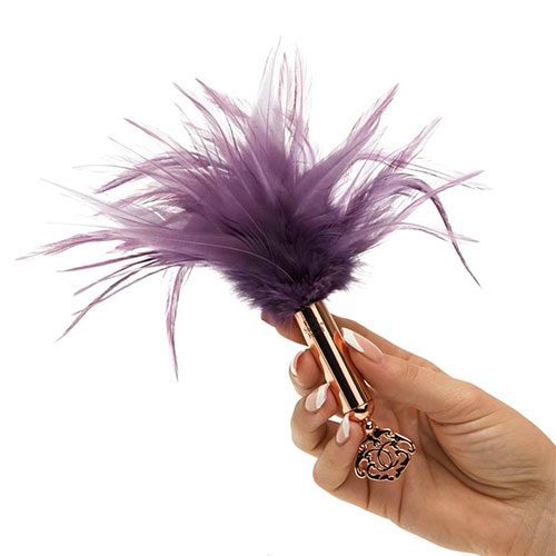 Fifty Shades Freed Cherished Collection Feather Tickler In Hand