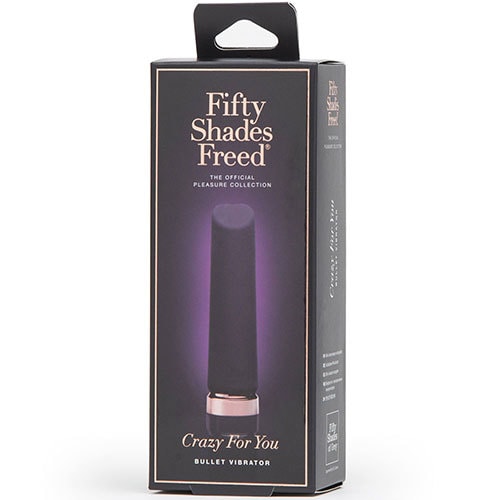 Fifty Shades Freed Crazy For You Rechargeable Bullet Vibrator Box