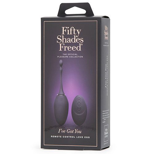 Fifty Shades Freed I've Got You Rechargeable Remote Control Love Egg Box