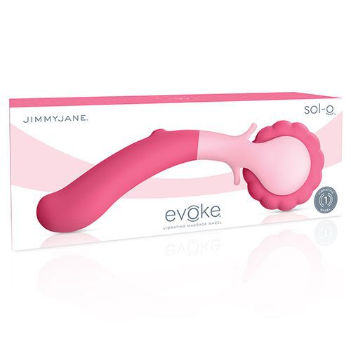 Jimmyjane Evoke Sol-o Massage Wheel Vibrator Box