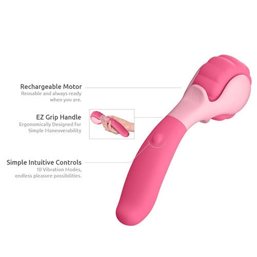 Jimmyjane Evoke Sol-o Massage Wheel Vibrator - Image 5