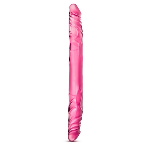 B Yours 14 Inch Double Dildo (Pink) - Image 2