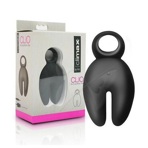 Climax Elite CLIO 9X Dual Motor Clitoral Vibrator (Black) Box Climax Elite CLIO 9X Dual Motor Clitoral Vibrator (Black) Box