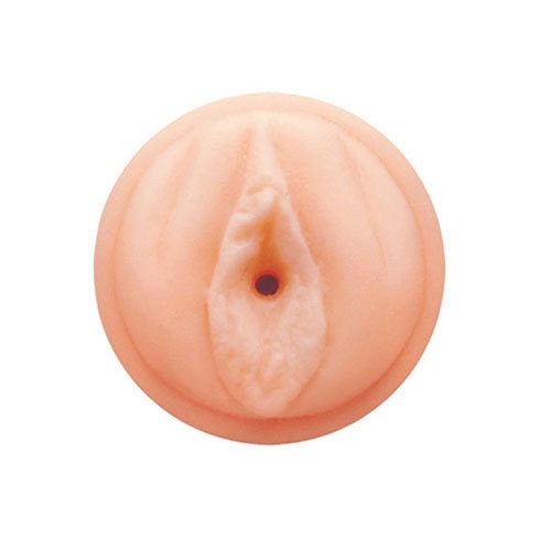 Hey 19! Teen Pussy Stroker Handheld Masturbator (Olena) Close Up