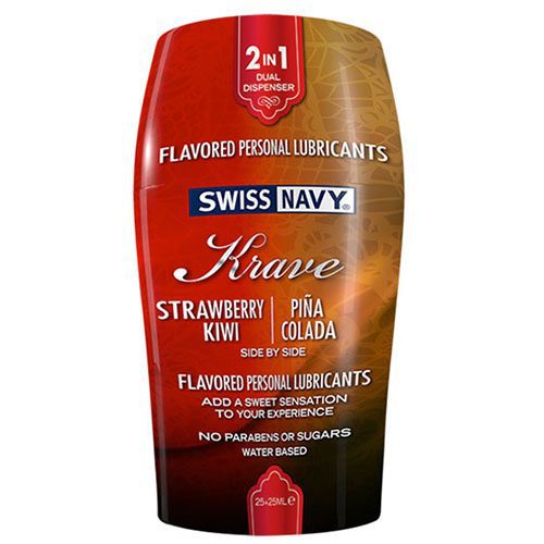 Swiss Navy KRAVE 2 in 1 Flavoured Lubricants 50ml