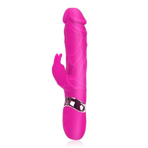 XXXtreme Kink Veiny Realistic Vibrating Cock Rabbit Vibrator (Pink)
