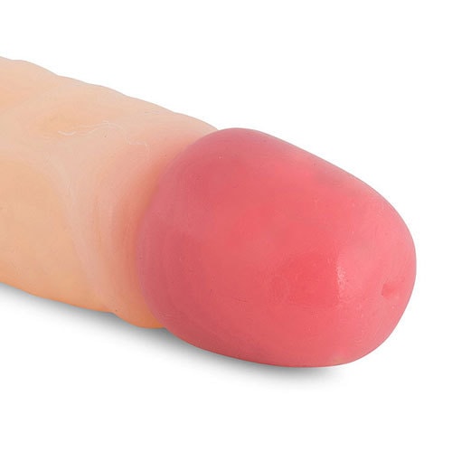 12 Inch Junior Double Dong (Flesh) Close Up