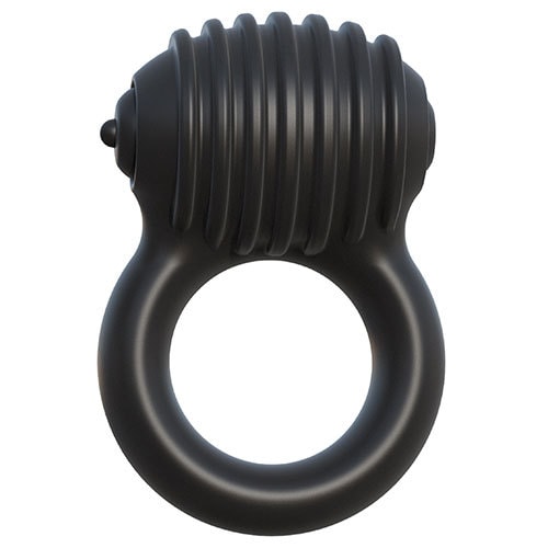 Fantasy C-Ringz BlackJack Power Ring Vibrating Cock Ring Front View