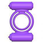 Fantasy C-Ringz Silicone Double Delight Vibrating Cock Ring Front View