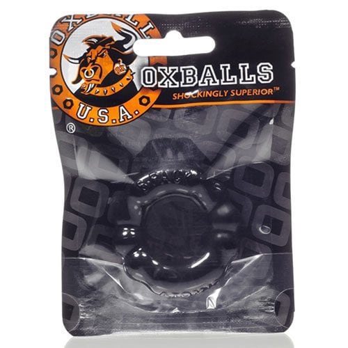 Oxballs Six Pack Cock Ring Smoke Stretchy Cock Ring Packaging