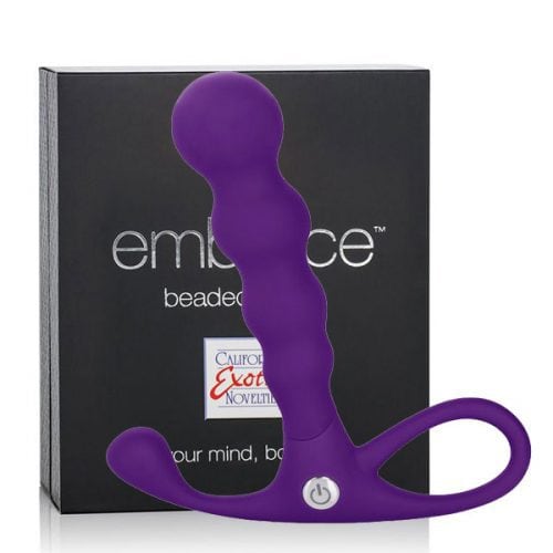 Embrace Beaded Probe Anal Vibrator (Purple) Box