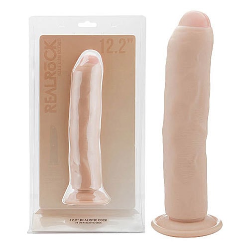 REALROCK 12.2 Inch Realistic Cock Flesh Realistic Dildo Packaging