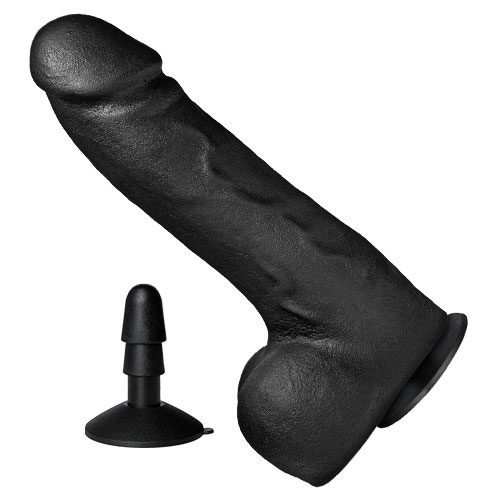 TitanMen Cock Hungry Black Realistic Dildo Large