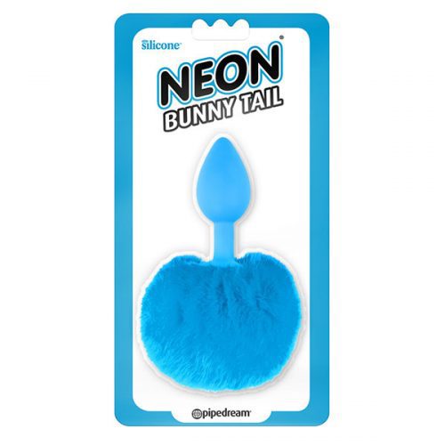 Neon Bunny Tail (Blue) Packaging