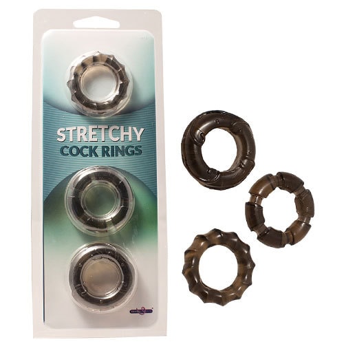 Stretchy Cock Rings (Smoke) | Cock Rings | Sex Toys For Men