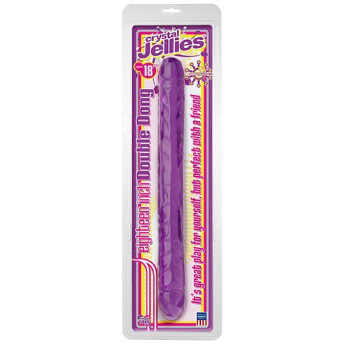 Crystal Jellies 18 inch Double Dong Packaging
