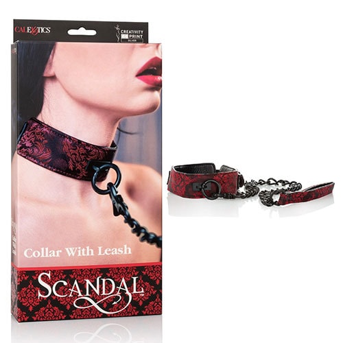 Scandal Collar With Leash Box