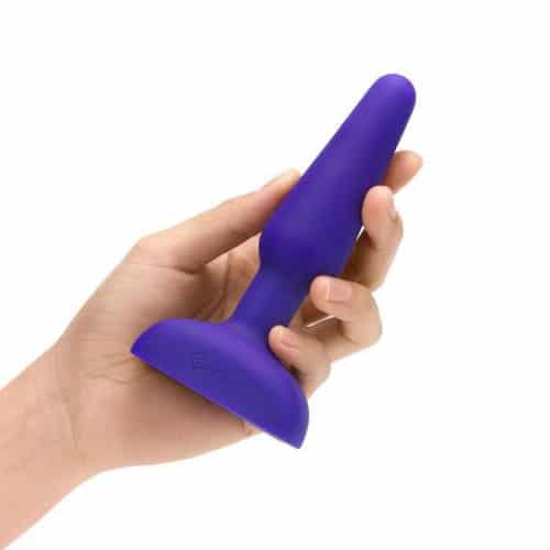 b-Vibe Trio Vibrating Butt Plugs (Purple) - Image 4