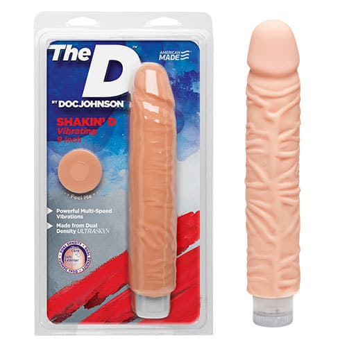 The D Shakin D Vibrating 9 Inch | Realistic Vibrators