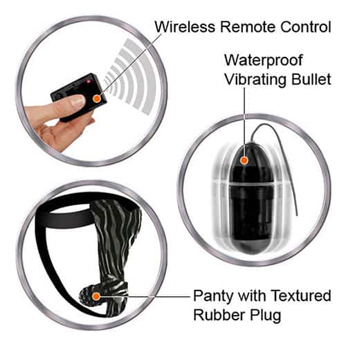 Remote Control Fantasy Panty | Bullet Vibrators