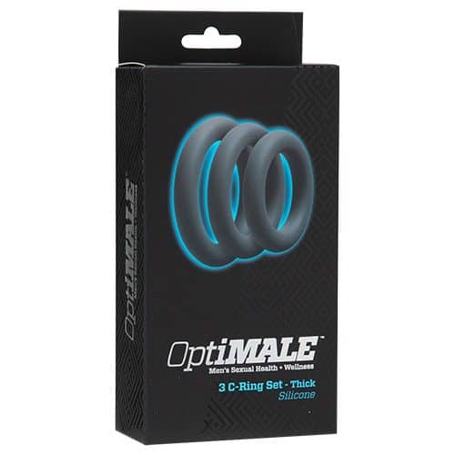 OptiMALE 3 C Ring Set | Stretchy Cock Rings | Sex Toys For Men