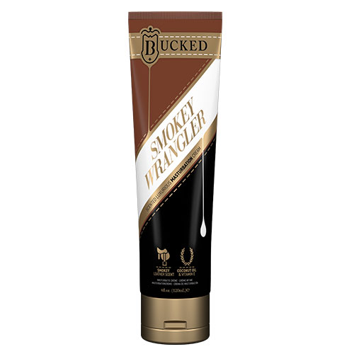 Bucked Smokey Wrangler Masturbation Cream Leather (120mL)