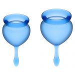Satisfyer Feel Good Menstrual Cups (Blue)