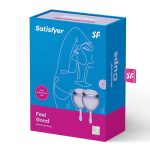 Satisfyer Feel Good Menstrual Cups (Purple) | Menstruation Cups