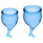 Satisfyer Feel Secure Menstrual Cups (Blue)