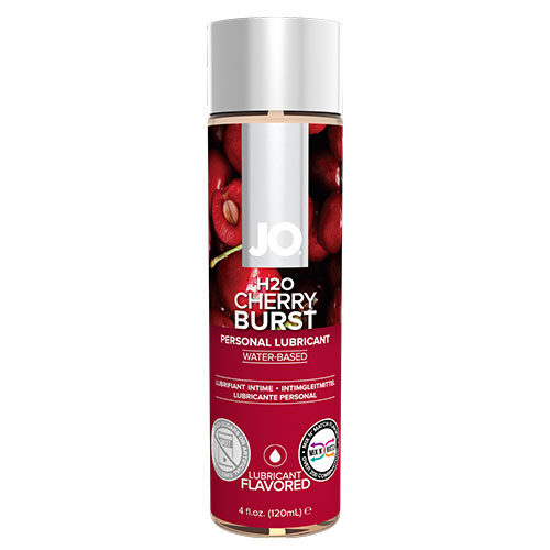 JO H2O Cherry Burst (120mL) Water Based Flavoured Lubricant - Image 2