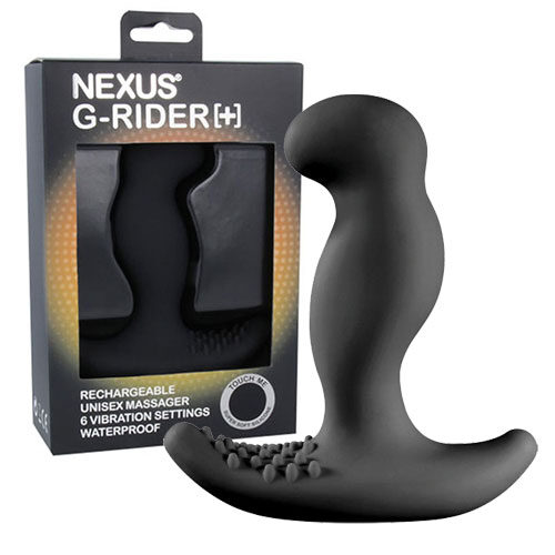 Nexus G-Rider Plus Unisex Vibrator (Black) | Sex Toys