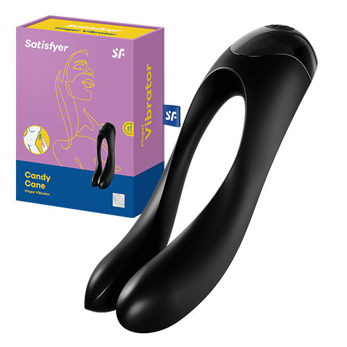 Satisfyer Candy Cane (Black) | Clitoral Vibrators | Sex Toys