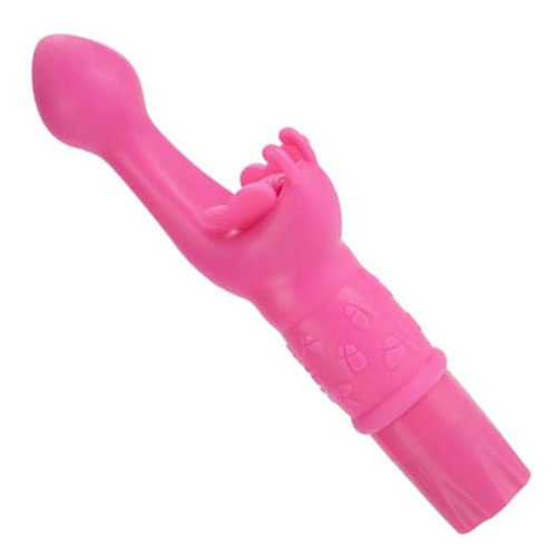 Silicone Butterfly Kiss Vibrators (Pink) - Image 2