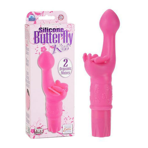Silicone Butterfly Kiss (Pink) | Vibrators | Sex Toys