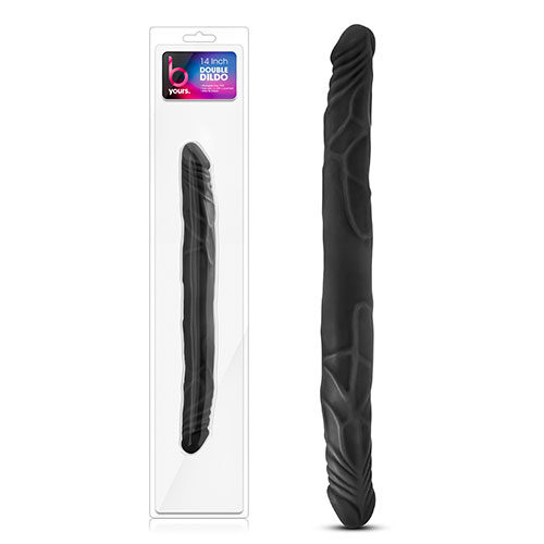 B Yours 14 Inch (Black) | Double Dildo | Sex Toys