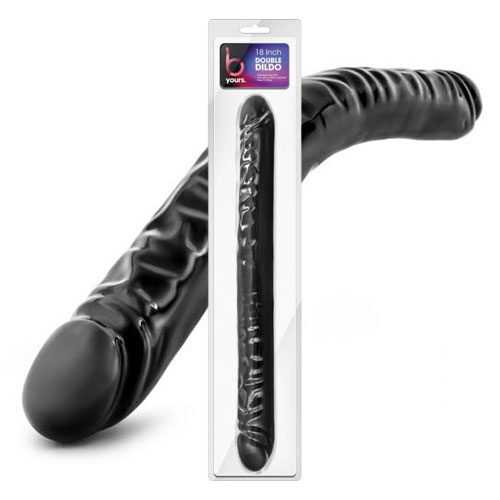 B Yours 18 Inch (Black) | Double Dildo | Double Ended Dildos