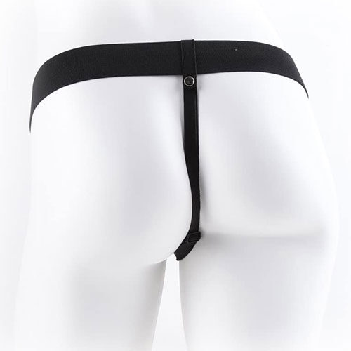 Fetish Fantasy Series 7 Inch Vibrating Hollow Strap-On with Balls (Light) - Image 4