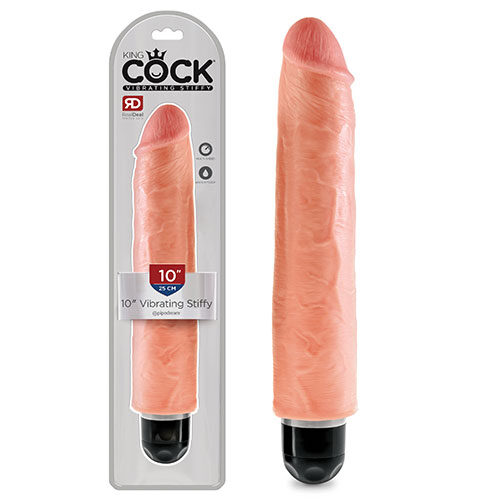 Pipedream King Cock 10 Inch Vibrating Stiffy (Light) | Vibrator