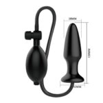 Mr Play Silicone Inflatable Butt Plug Dimensions