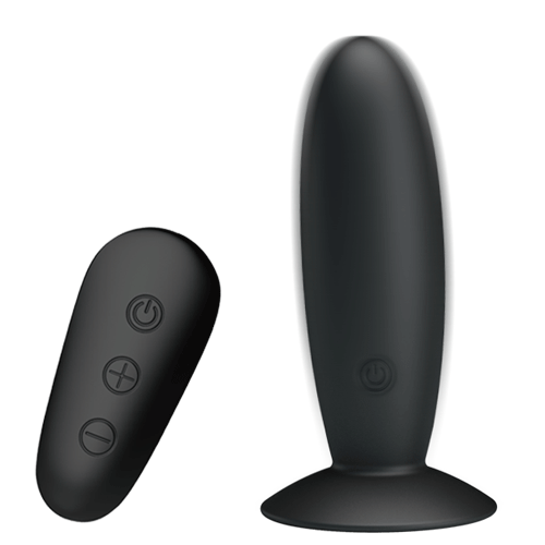 Mr Play Rechargeable Remote Control Silicone Vibrating Butt Plug Control Pad