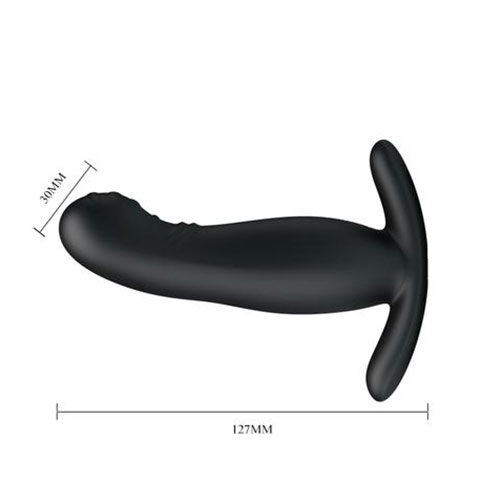 Rechargeable Silicone Vibrating Prostate Massager - Image 2