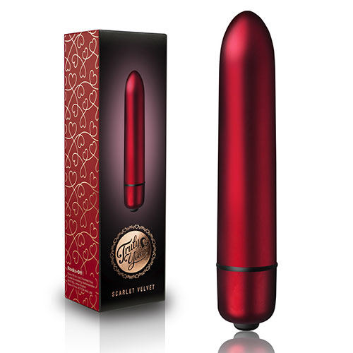 Rocks Off RO-90mm | Truly Yours Scarlet Velvet | Bullet Vibrators Rocks Off RO-90mm | Truly Yours Scarlet Velvet | Bullet Vibrators