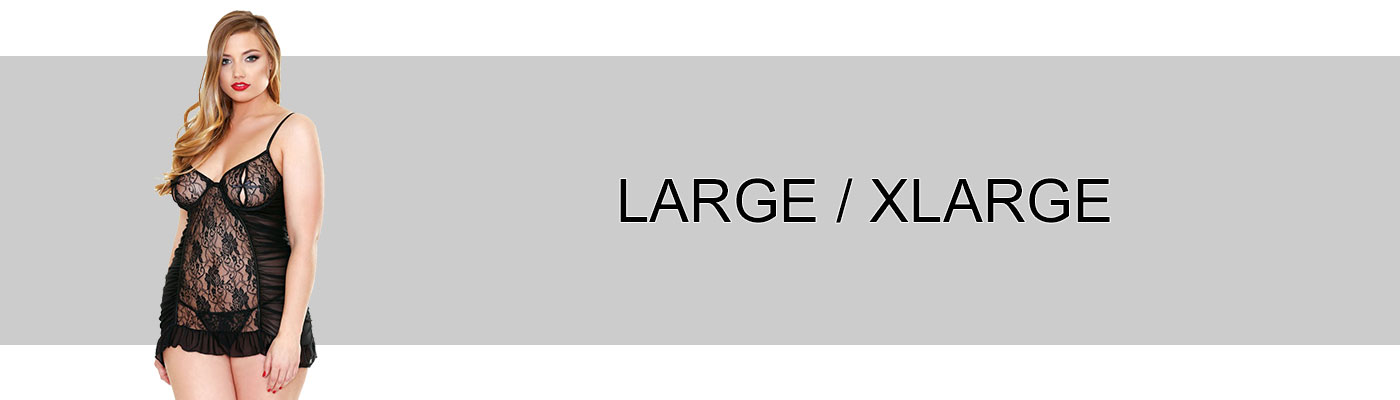 Lingerie Size Large/XLarge (L/XL) AU 18-22