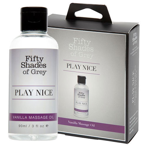 Play Nice Vanilla Massage Oil (90mL) | Fifty Shades Of Grey