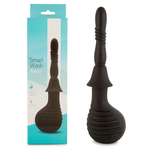 Smart Wash Aero Unisex Douche (220mL Black) | Anal Douches