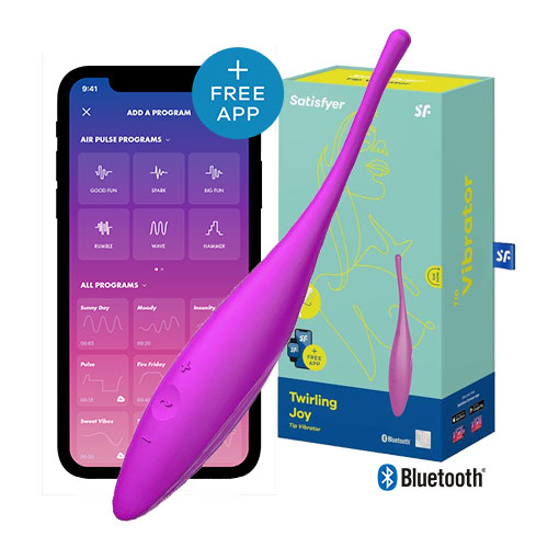 Satisfyer | Twirling Joy (Fuchsia) + App | Clitoral Vibrator Satisfyer | Twirling Joy (Fuchsia) + App | Clitoral Vibrator