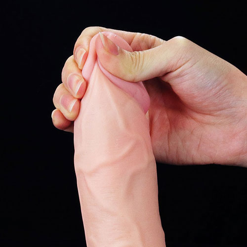 Cumming Softee 9 Inch Ejaculation Cock with Balls Head