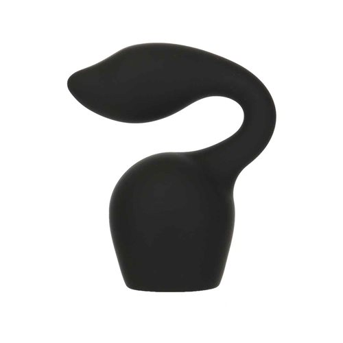 PalmPower Extreme Curl Silicone Massage Head (Black) Close-up
