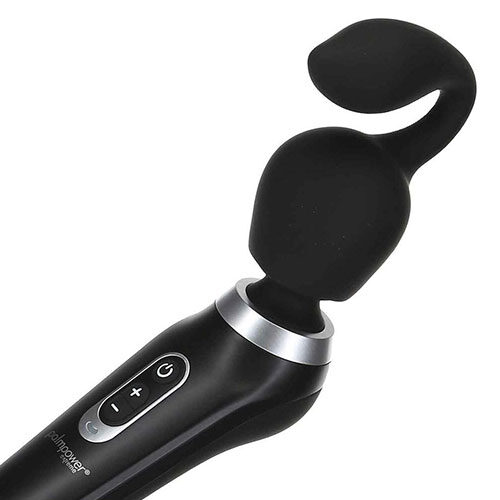 PalmPower Extreme Curl Silicone Massage Head (Black) - Image 2