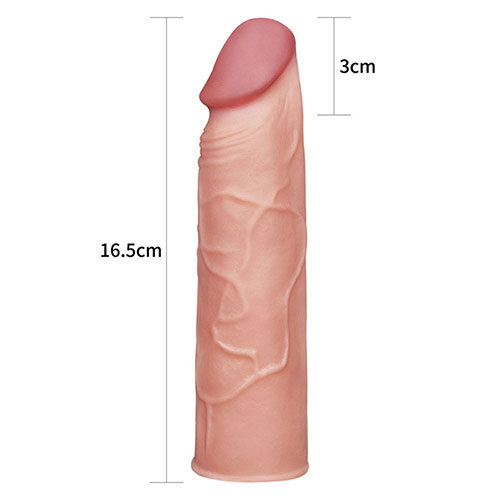 Pleasure X-Tender 1 Inch Penis Extension Sleeve - Image 2